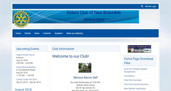 Desktop Screenshot of newbraunfelsrotary.org